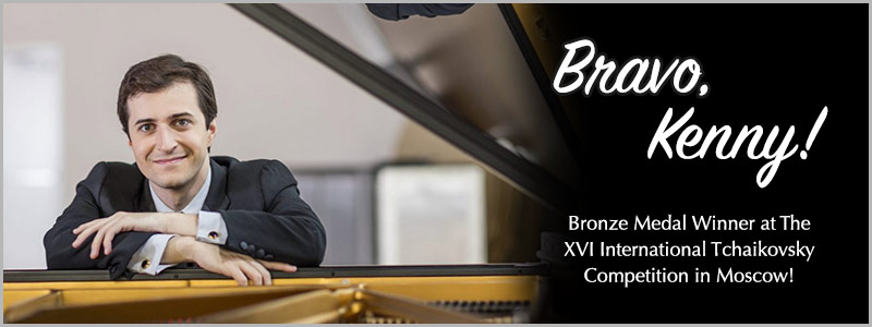 Bravo, Kenneth Broberg, bronze winner at The International Tchaikovsky Competition