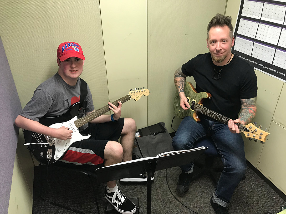 Brandon Wells Adapted Music Therapy Guitar Lessons