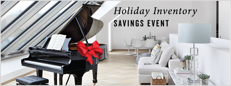 Steinway & Sons Holiday Inventory Savings Event