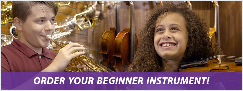 Order your beginner instrument now!