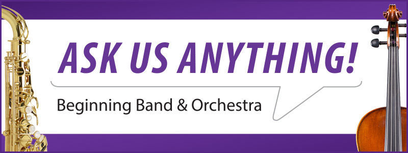 Ask Us Anything: Beginning Band and Orchestra Facebook Live event
