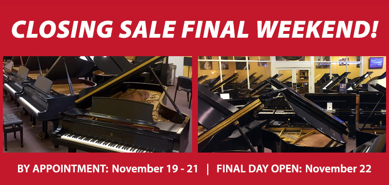 Store Closing Piano Sale!