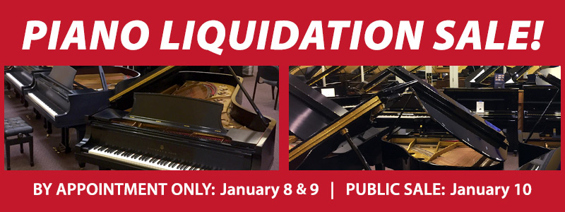 Twin Cities Piano Liquidation Sale