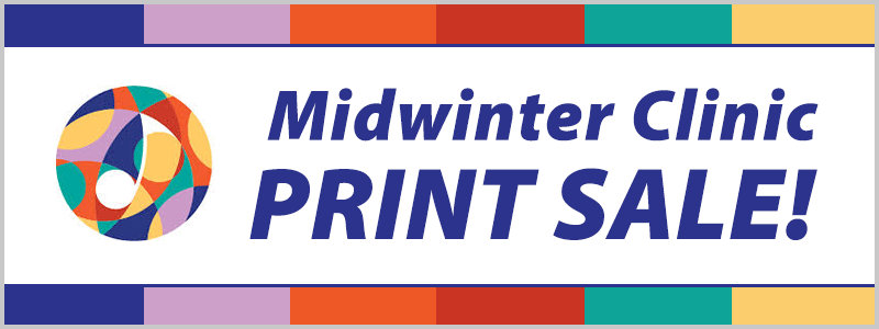 Print Music Sale for MMEA Midwinter Clinic