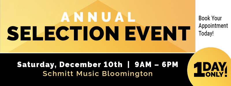 Annual Selection Event, Saturday, December 10, Bloomington, MN