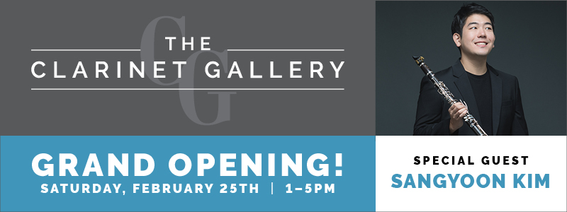 Clarinet Gallery Grand Opening Event with Sangyoon Kim!