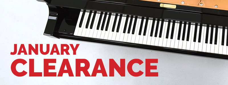 January Piano Clearance: Out with the old, in with the new!
