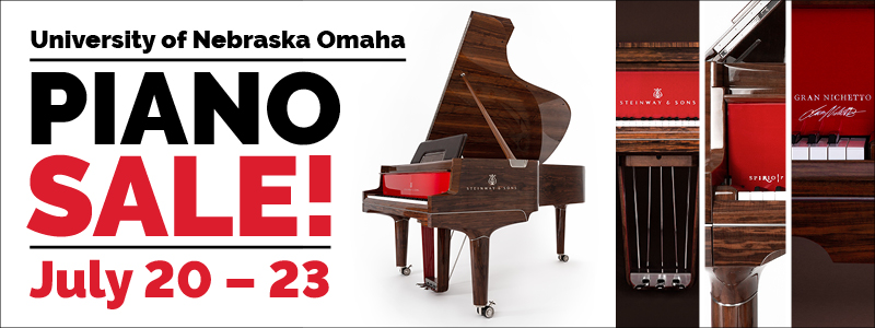 University Of Nebraska piano sale