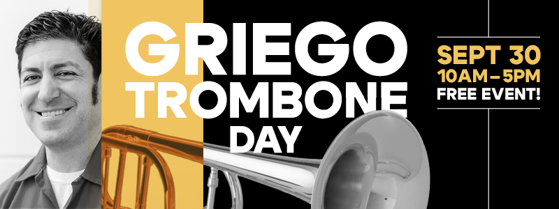 Find Your Fit with Christian Griego! Trombone Day September 30th