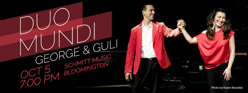DUO MUNDI GEORGE & GULI in Concert at Schmitt Music Bloomington