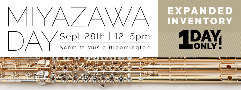 Miyazawa Day at Schmitt Music Bloomington, September 28