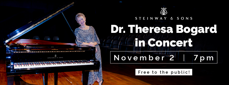 Steinway Artist Dr. Theresa Bogard in Concert at Schmitt Music Denver