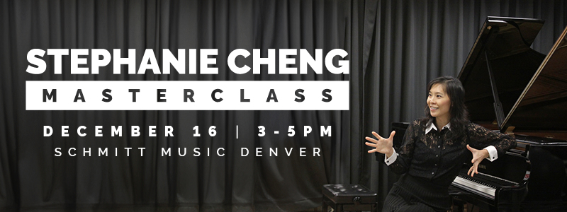 Steinway Artist Stephanie Cheng Masterclass at Schmitt Music Denver