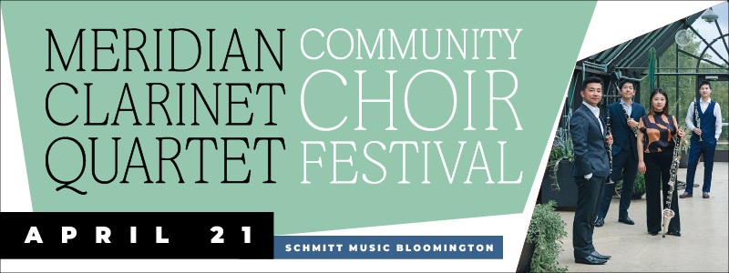 Meridian Clarinet Quartet Choir Festival at Schmitt Music Bloomington